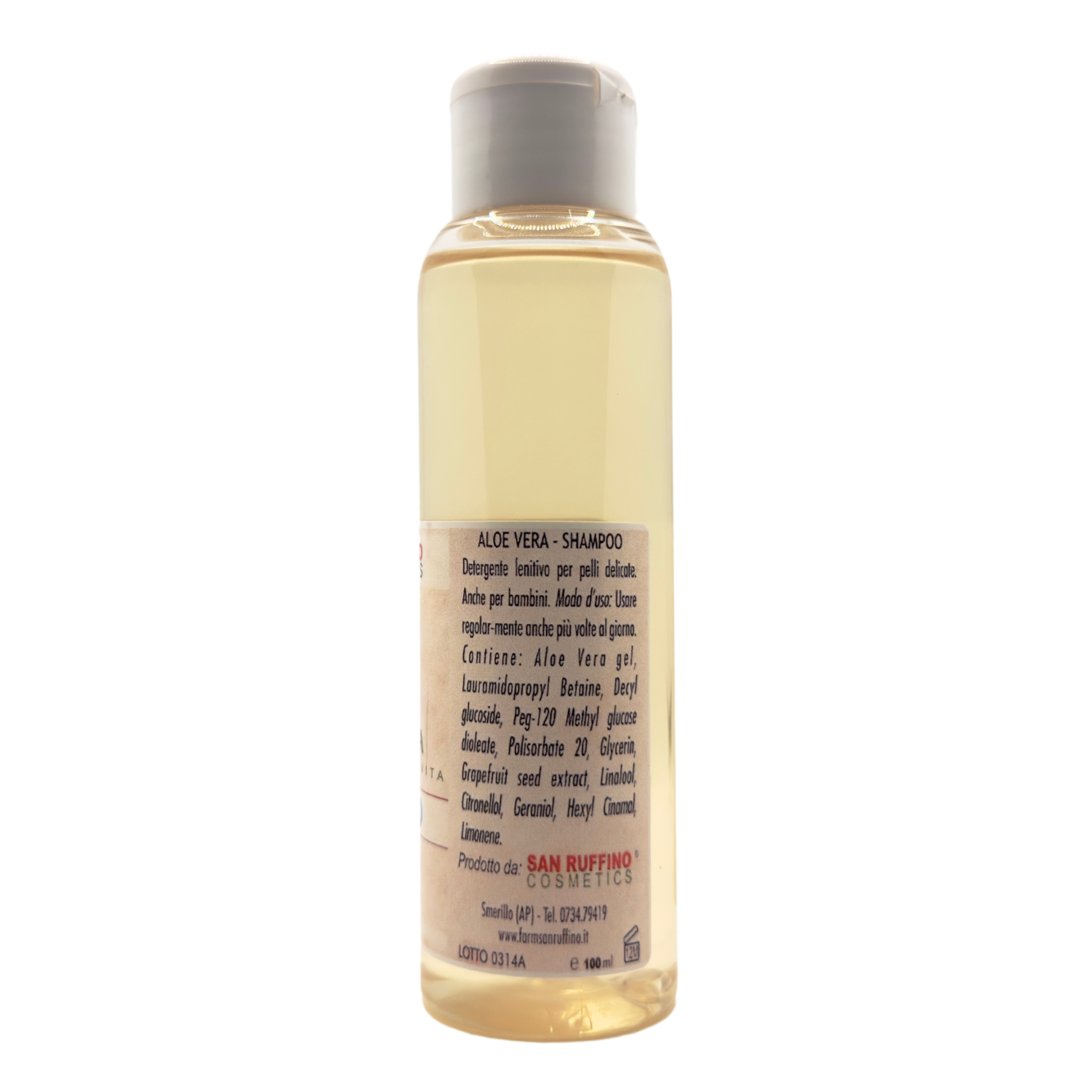 SHAMPOO DELICATO CON ALOE VERA – IDRATANTE E LENITIVO PER CUTE SENSIBILE, USO FREQUENTE E BAMBINI