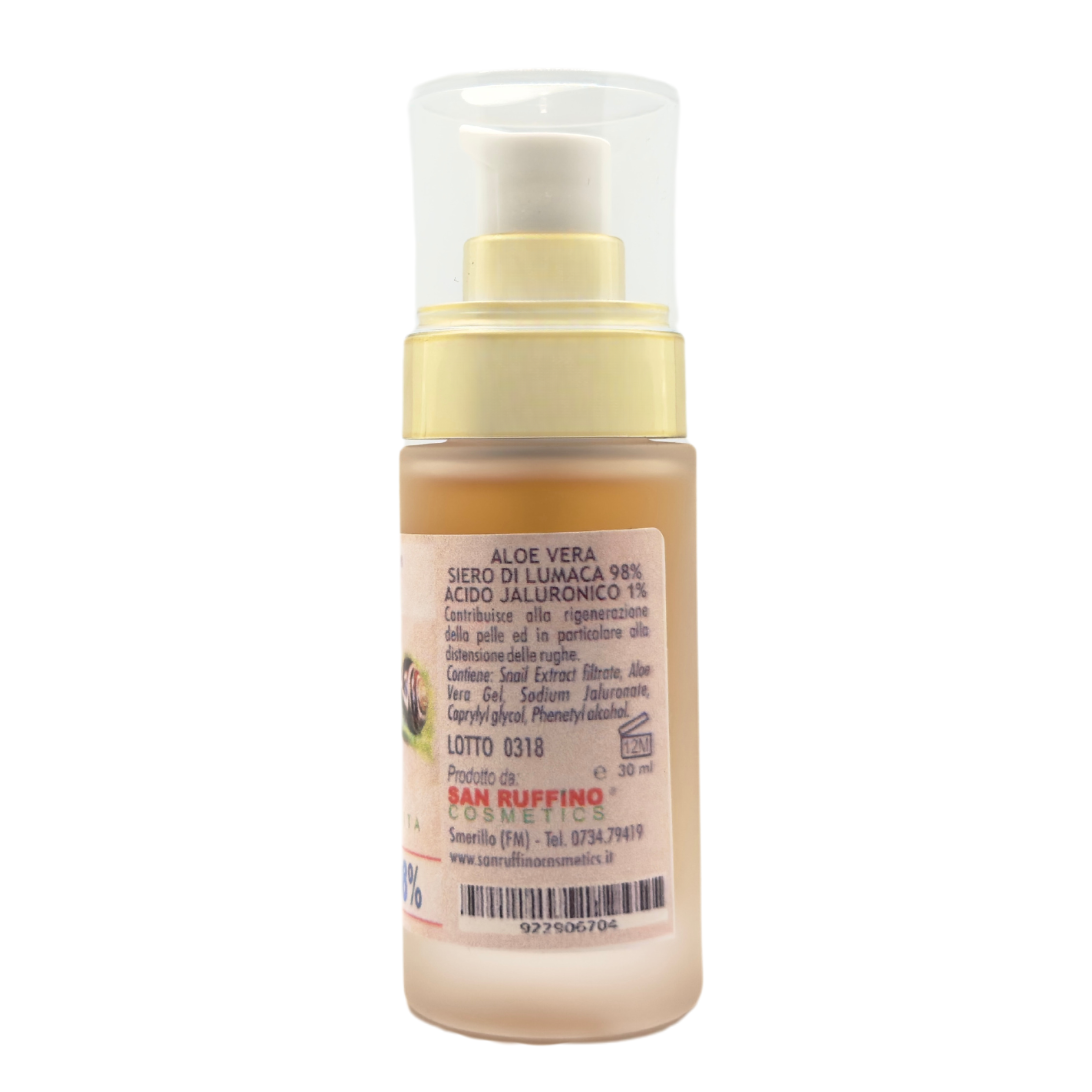 SIERO VISO ALLA BAVA DI LUMACA 98% – RIGENERANTE, ANTI-ACNE, ANTI-RUGHE E ILLUMINANTE PER PELLI IMPURE, SENSIBILI O SPENTE