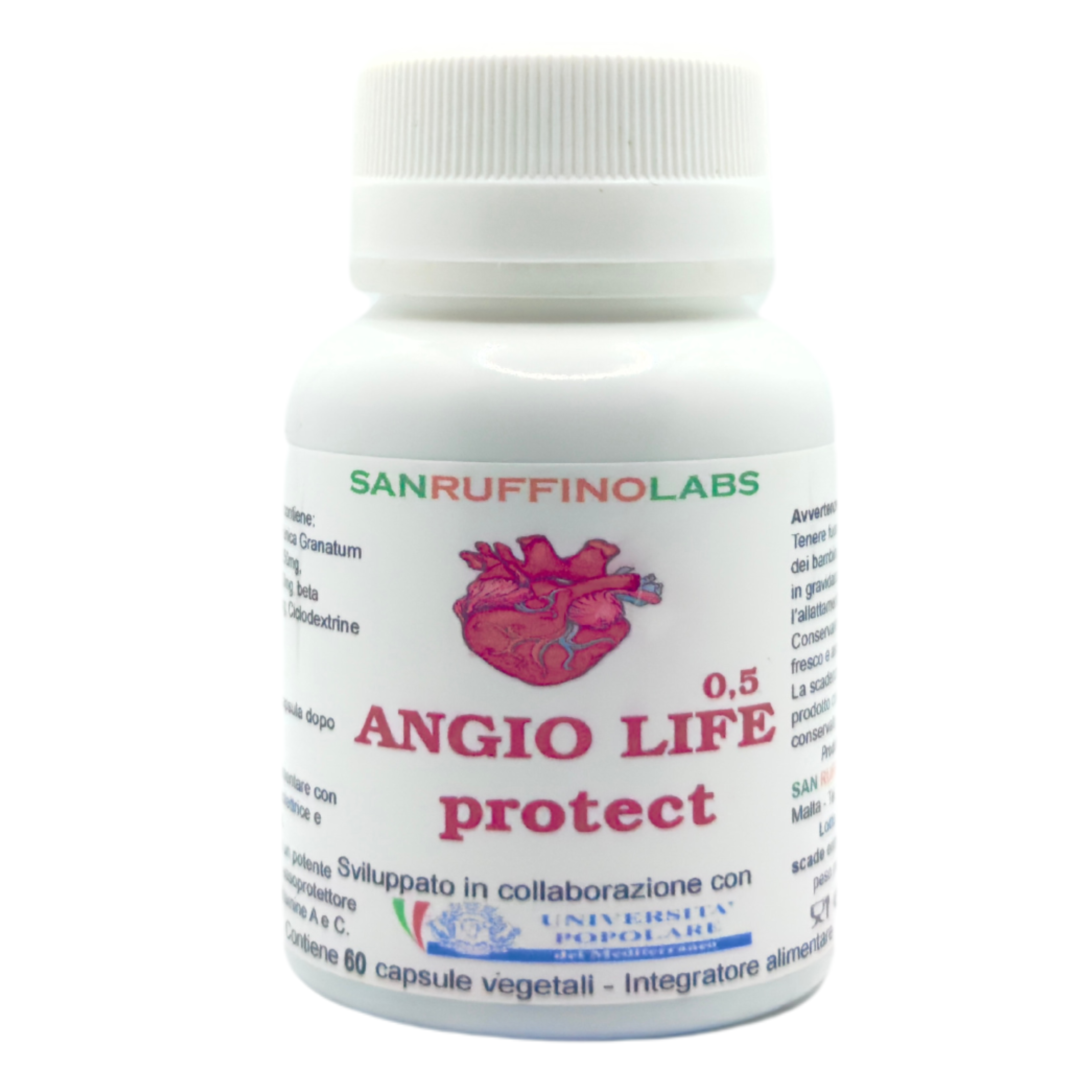 ANGIO LIFE PROTECT - INTEGRATORE ALIMENTARE PER IL SUPPORTO VASCOLARE E CELLULARE