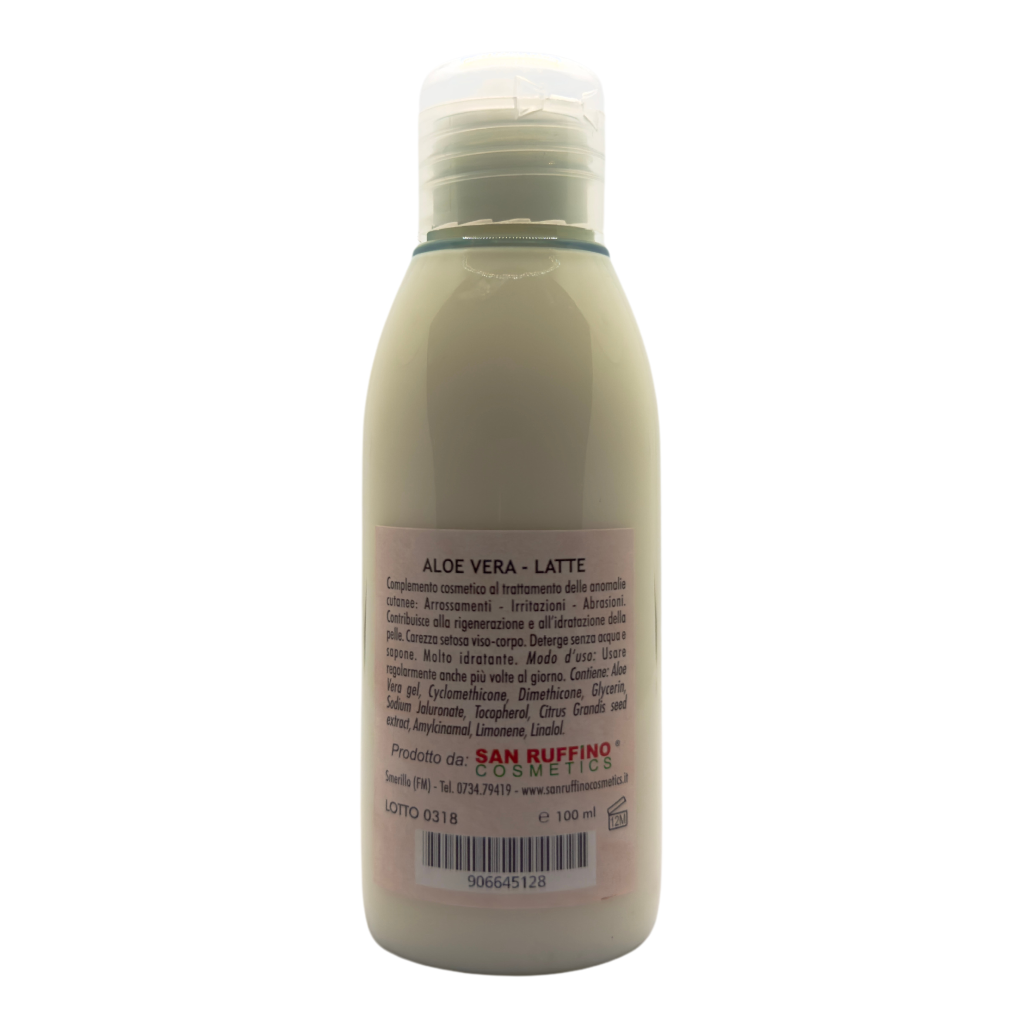 LATTE DOPOBARBA CON ALOE VERA – LENITIVO, IDRATANTE E RINFRESCANTE PER PELLI SENSIBILI E POST-RASATURA