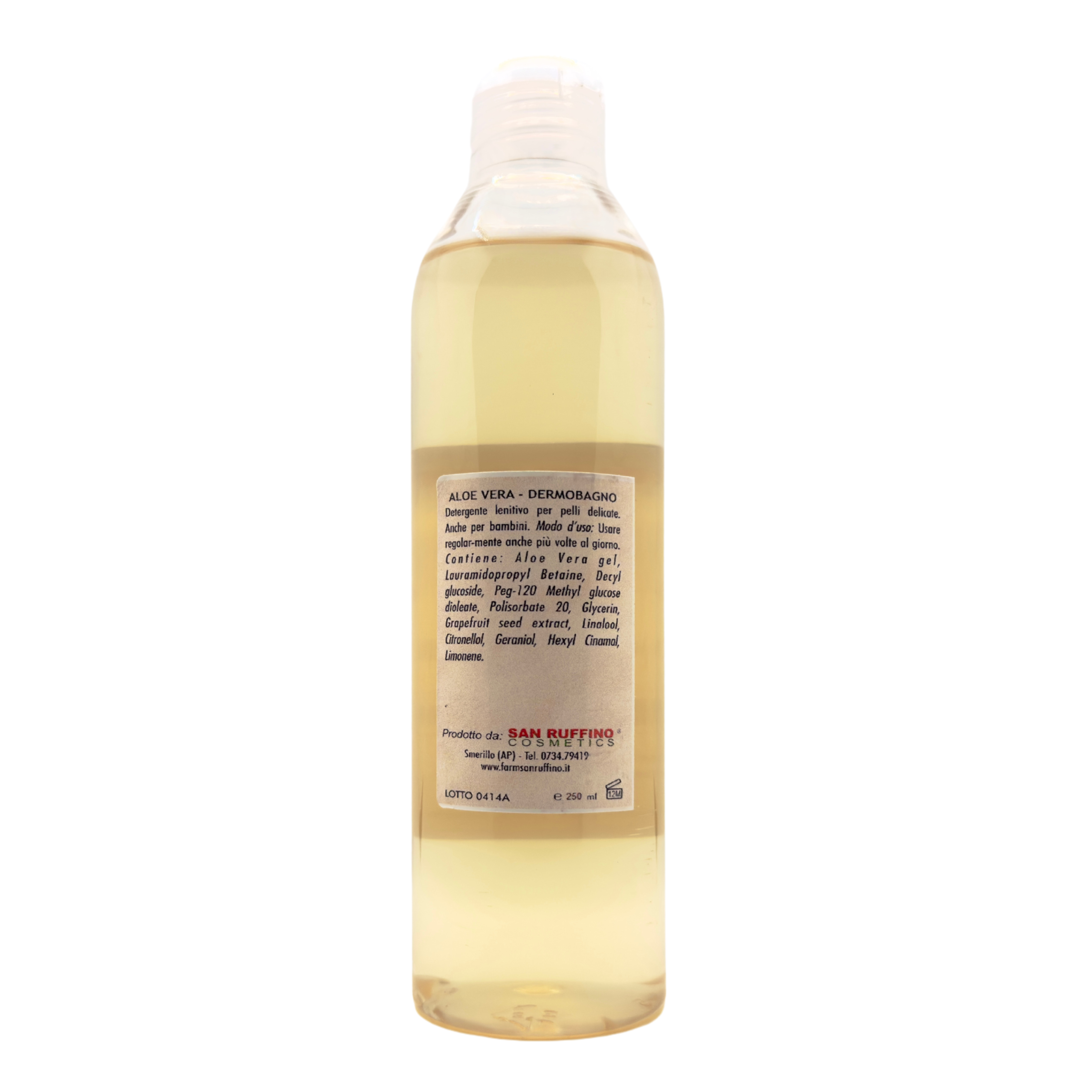 DERMOBAGNO DELICATO CON ALOE VERA – DETERGENTE IDRATANTE E LENITIVO PER PELLE SENSIBILE, USO QUOTIDIANO E FAMIGLIA