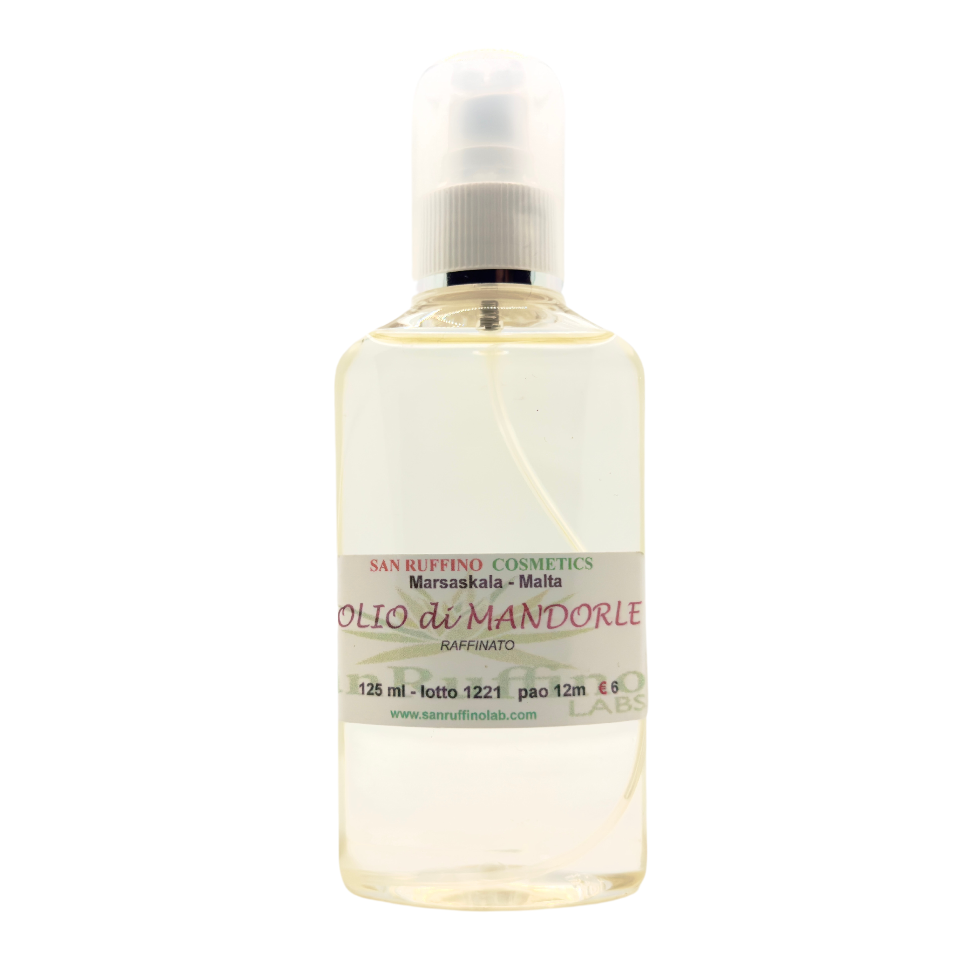 OLIO DI MANDORLE DOLCI PURO – ELASTICIZZANTE E LENITIVO PER SMAGLIATURE, PELLE SECCA E GRAVIDANZA