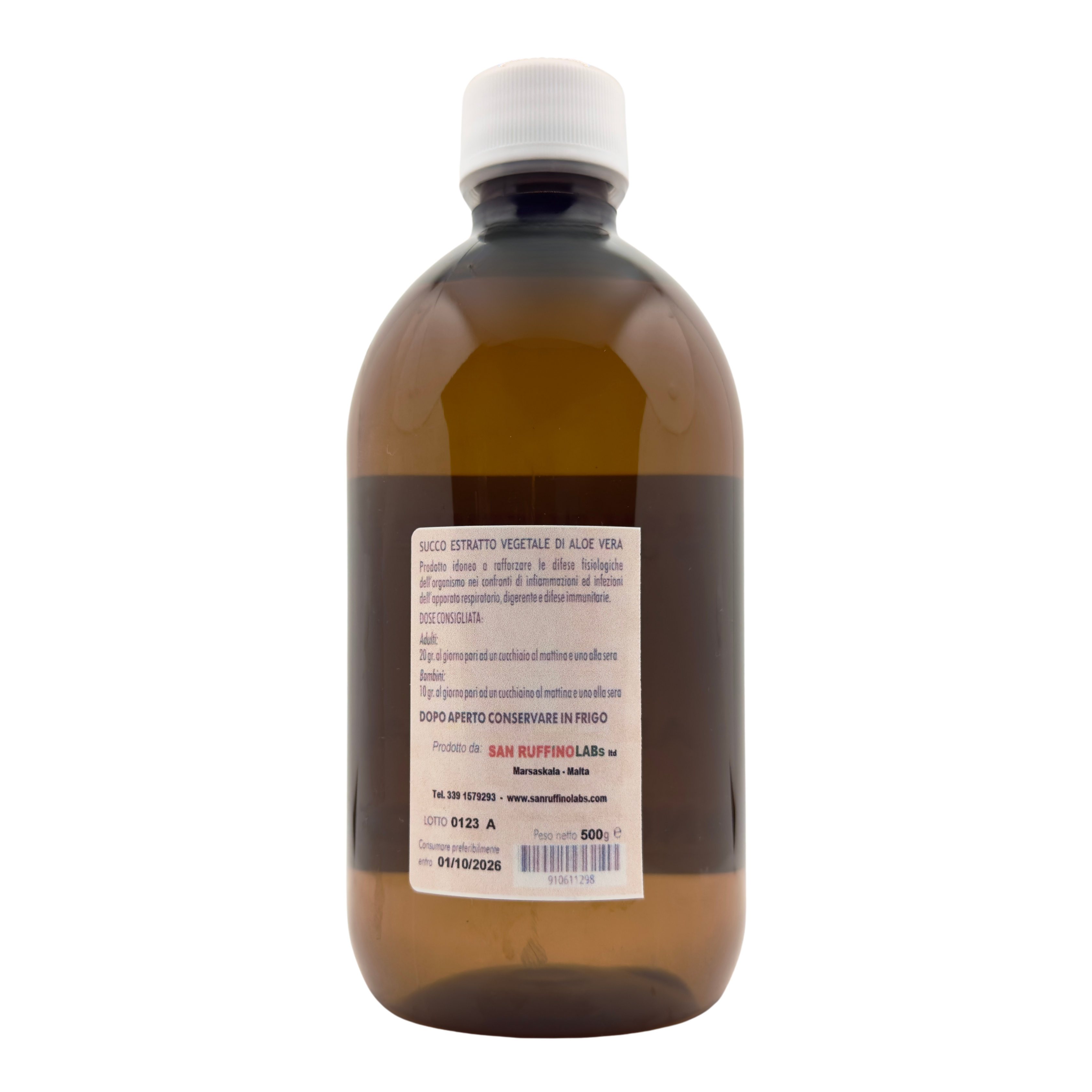 CONCENTRATO DI ALOE VERA 5X – SUCCO VEGETALE PER BENESSERE DIGESTIVO E IMMUNITARIO