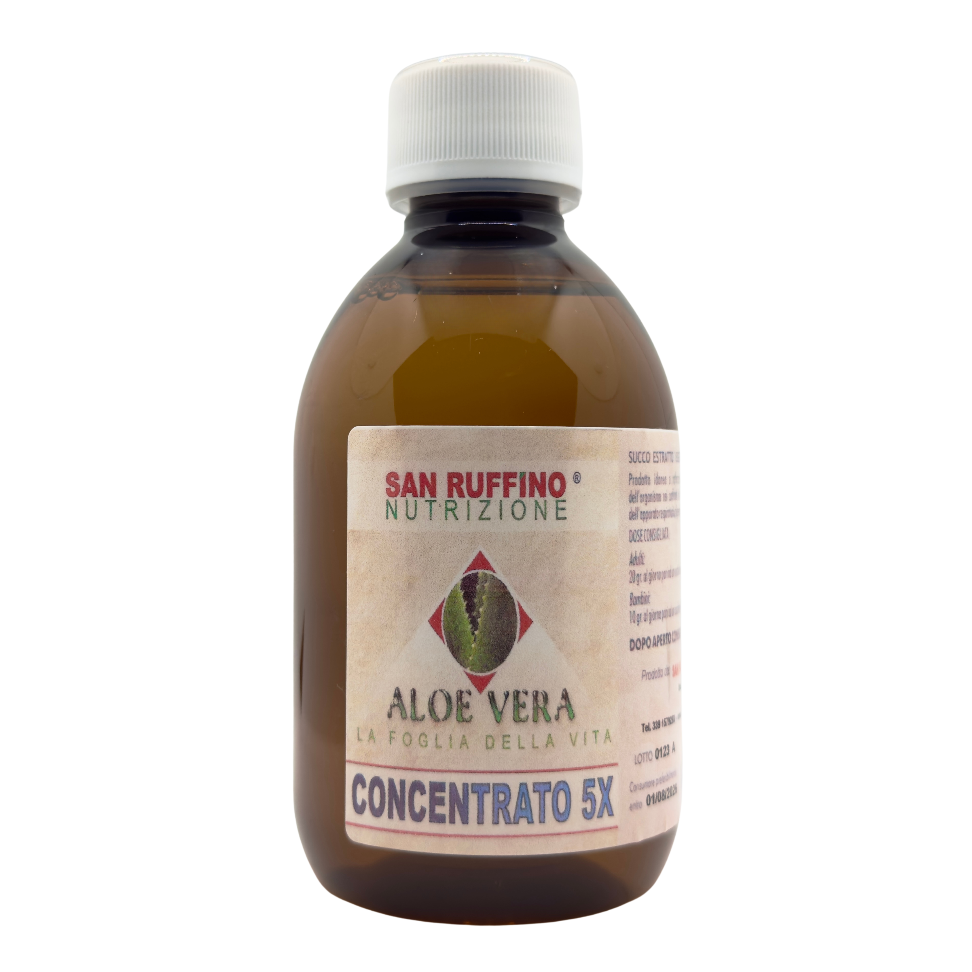 CONCENTRATO DI ALOE VERA 5X – SUCCO VEGETALE PER BENESSERE DIGESTIVO E IMMUNITARIO