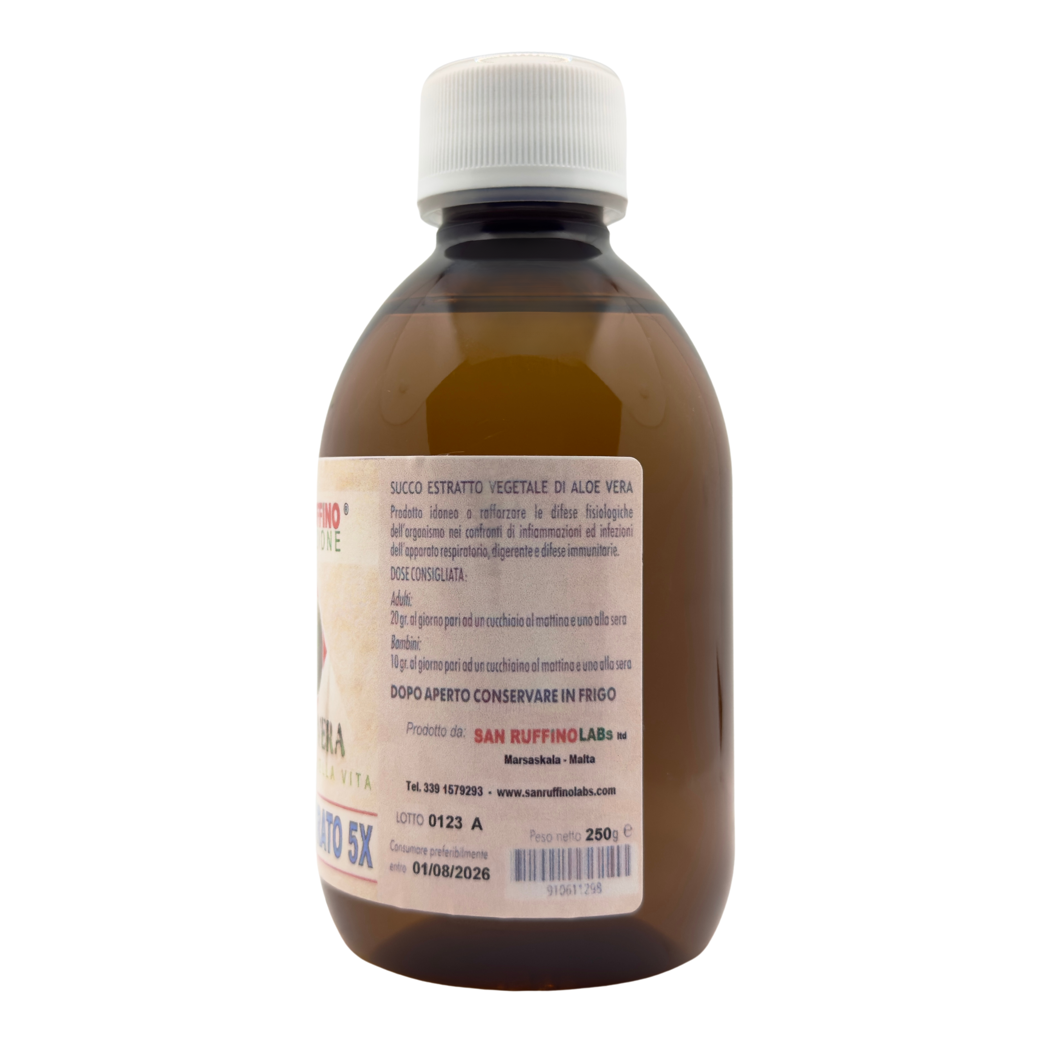 CONCENTRATO DI ALOE VERA 5X – SUCCO VEGETALE PER BENESSERE DIGESTIVO E IMMUNITARIO