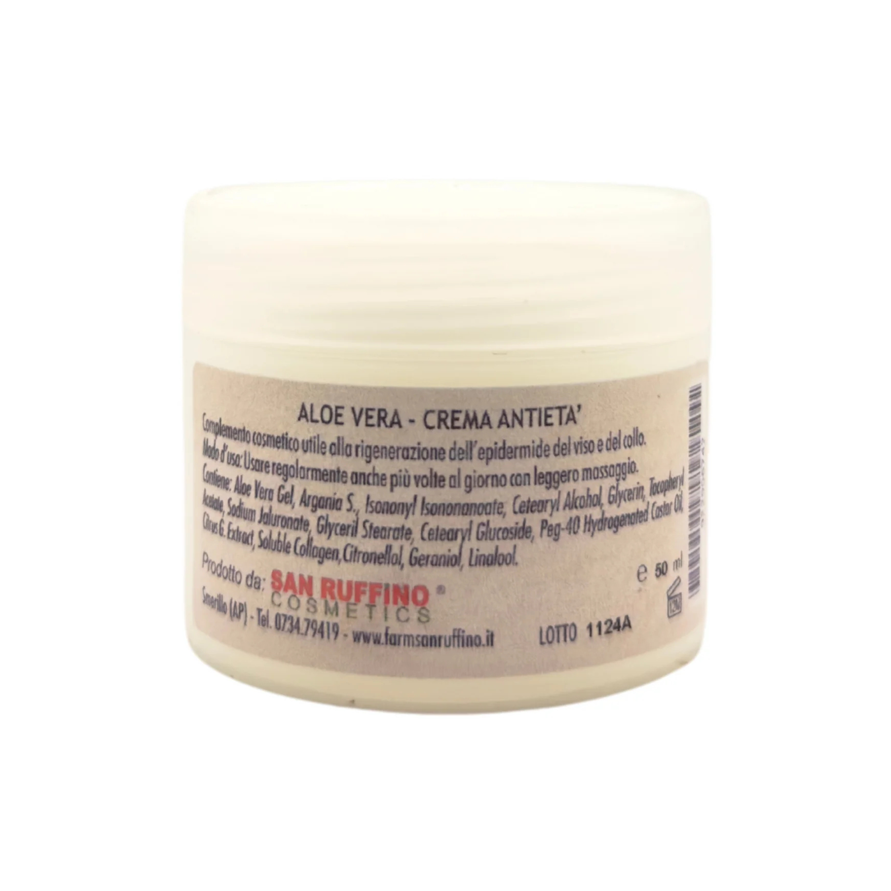 CREMA VISO ANTIETÀ CON ALOE, ACIDO IALURONICO E OLIO DI ARGAN – RIGENERANTE, ANTI-IMPERFEZIONI E IDRATANTE PER PELLI MATURE O IMPURE