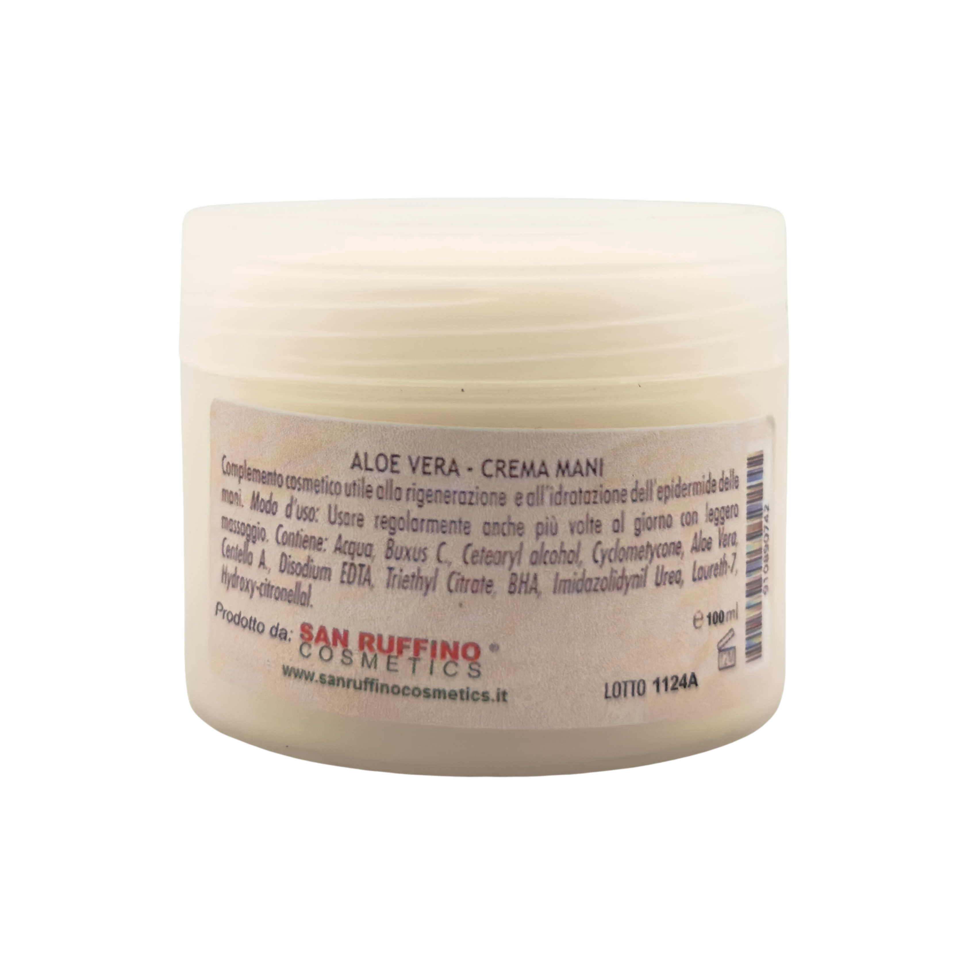 CREMA MANI CON ALOE VERA E CENTELLA – IDRATANTE, LENITIVA E PROTETTIVA PER MANI SCREPOLATE O STRESSATE