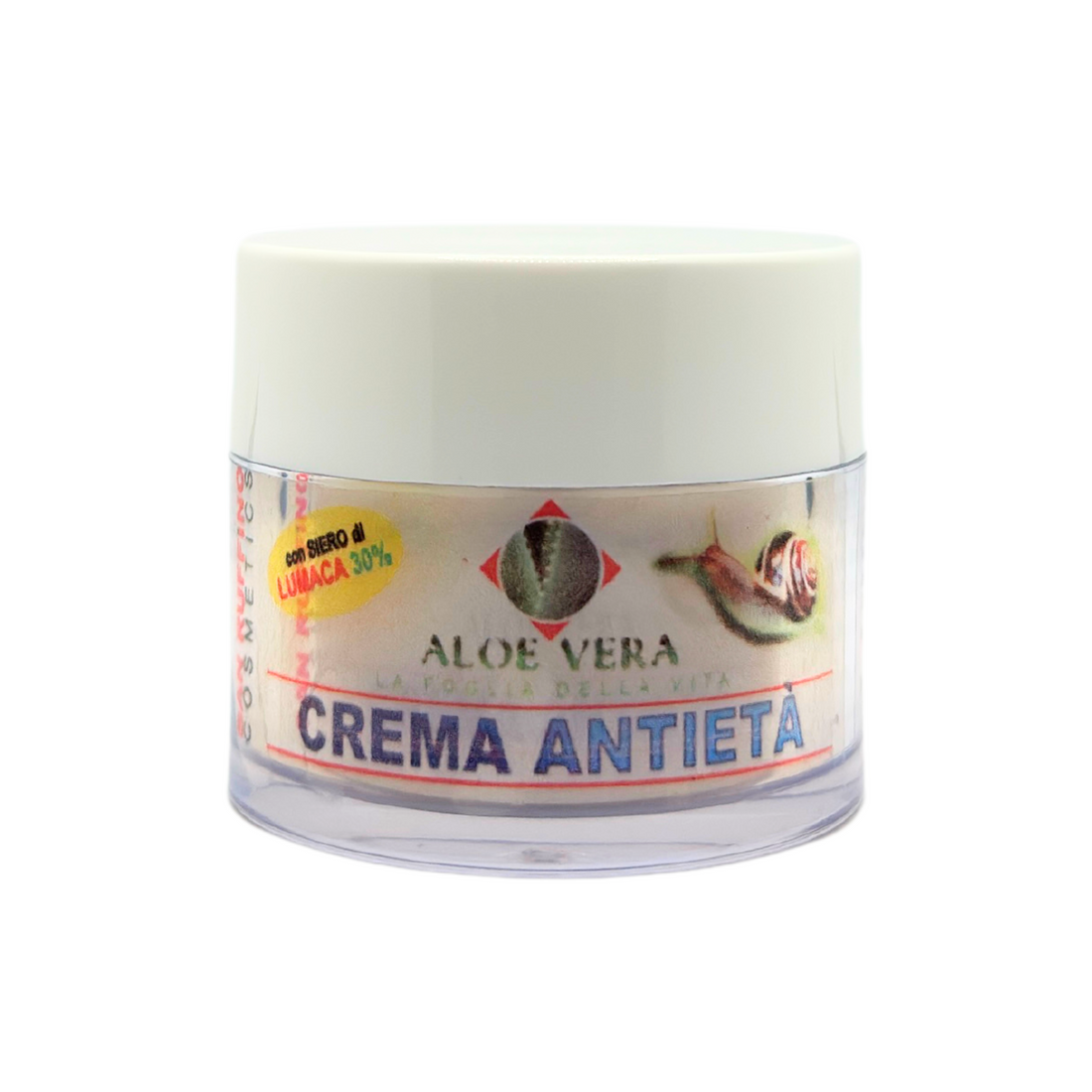 CREMA ANTIETA’ AL SIERO DI LUMACA 30% E ALOE VERA - Crema Viso