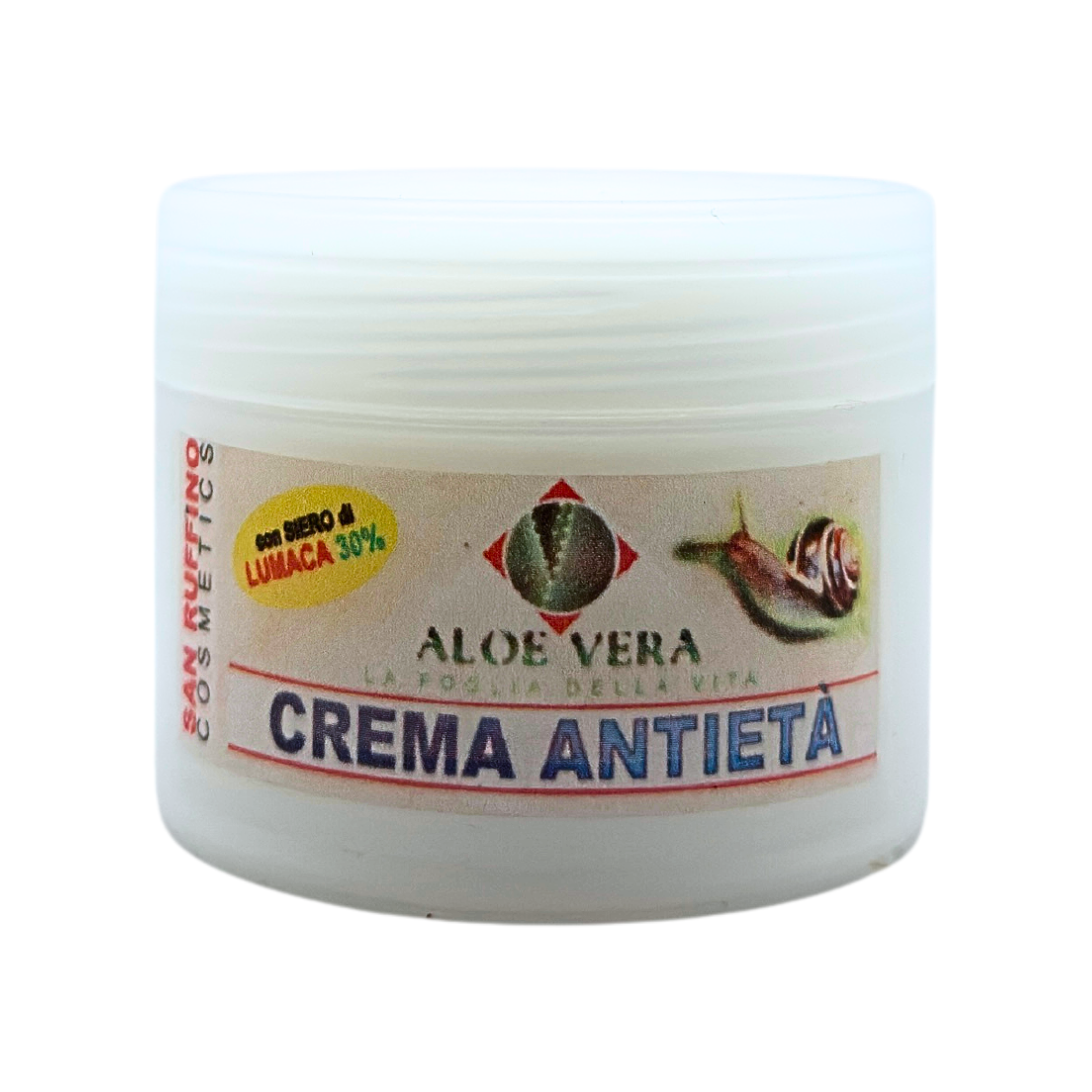 CREMA ANTIETA’ AL SIERO DI LUMACA 30% E ALOE VERA - Crema Viso